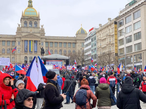 Video V Centru Prahy Prob Hla Demonstrace Esko Proti B D