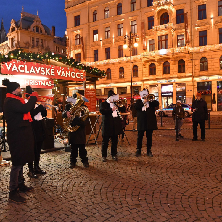 Václavské vánoce na náměstí Republiky
