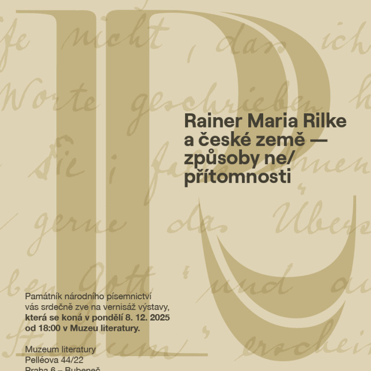 Výstava R. M. Rilke a české země: způsoby ne/přítomnosti k 150. výročí básníkova narození