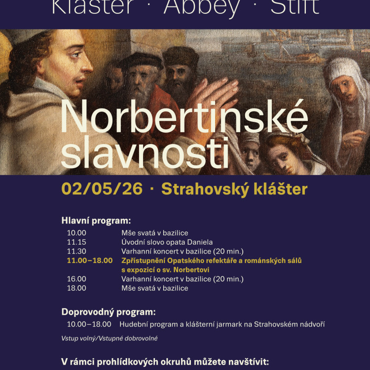 Norbertinské slavnosti ve Strahovském klášteře