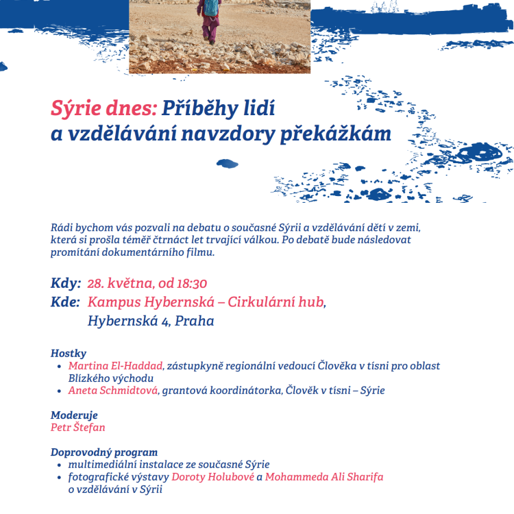 Debata a výstava: Sýrie dnes