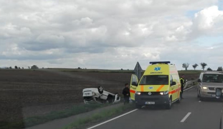 Jedna osoba byla zraněna při nehodě na Olomoucku