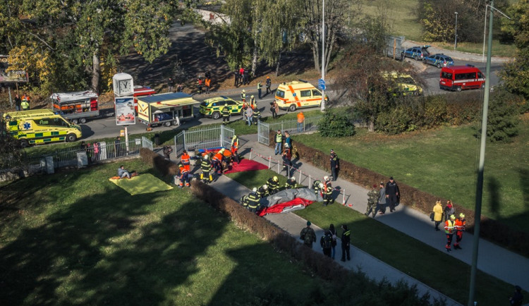 FOTOGALERIE: Podívejte se na fotky z velkého cvičení záchranných složek v Olomouci