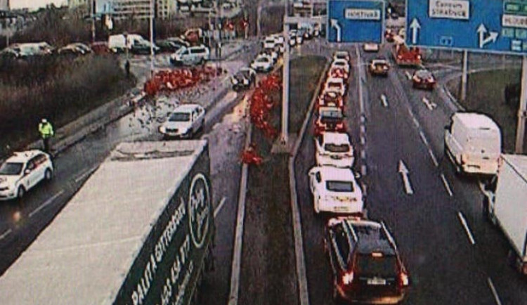 Záběr z místa události.