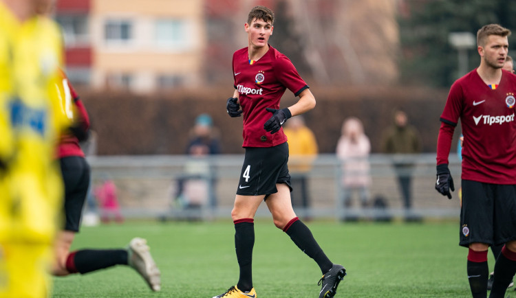 fotbal, Sparta, posila Lukáš Hušek