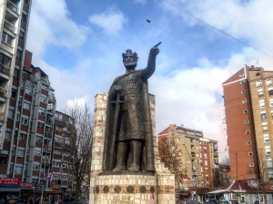 Socha Lazara Hrebeljanoviće.