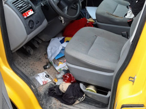 Zadržený pachatel.