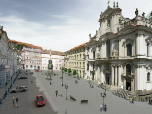 VIZUALIZACE: Takhle bude vypadat Malostranské náměstí. Město chce rekonstrukcí zklidnit dopravu