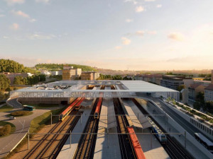 Stavba nového terminálu na Smíchově je opět blíž realizaci. Město vybralo projektanta