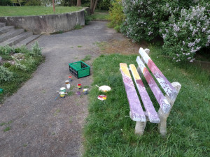 Skupinka mladých lidí chtěla okrášlit lavičky v parku. Místo díků musí ke správnímu orgánu