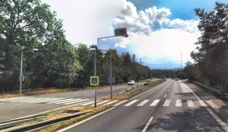 Přechod přes D4 na Zbraslavi zmizí. Nahradí ho lávka.