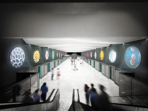 VIZUALIZACE: Podívejte se, jak budou vypadat další zastávky metra D