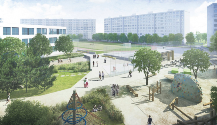 Praha nechá rekonstruovat vnitroblok na sídlišti Černý Most.