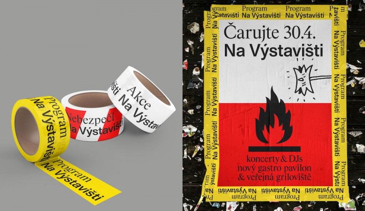 Výstaviště Praha má novou vizuální identitu. Promítne se do materiálů i reklamních předmětů