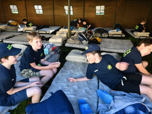 FOTO: Příměstský tábor dobrovolných hasičů v Praze 1 vychovává malé požárníky