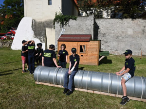 FOTO: Příměstský tábor dobrovolných hasičů v Praze 1 vychovává malé požárníky