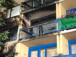 FOTO: Noční požár v Motole způsobil velké škody. Padesát osob muselo být evakuováno