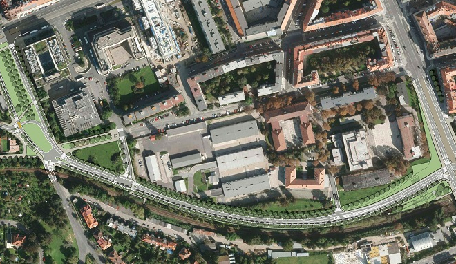 Urbanistcko - architektonická studie.