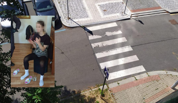 FOTO: Zfetovaná těhotná žena v Praze házela z balkónu dlažební kostky na lidi na chodníku