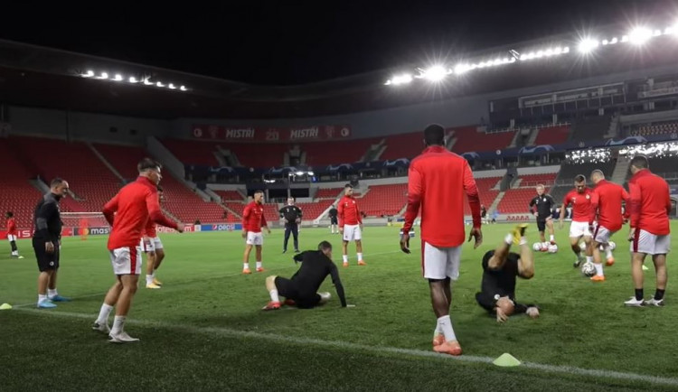Slavia dnes zahájí boj o skupinu Ligy mistrů. Připravuje se na dánský Midtjylland