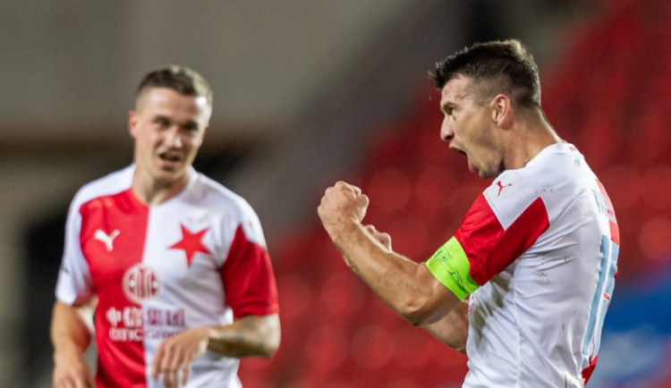 Slavia potvrdila roli favorita. Nad Slováckem doma bez problémů zvítězila 3:0