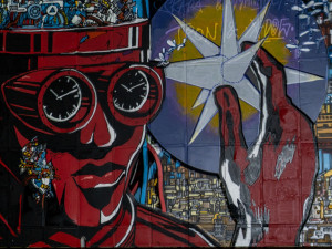 FOTO, VIDEO: Podívejte se na vznik unikátní graffiti na pražském Výstavišti