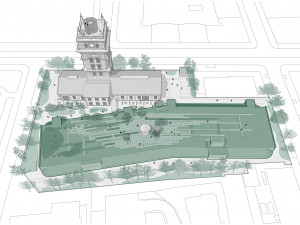 VIZUALIZACE: Areál v okolí Vinohradské vodárny ožije. Vznikne zde vodárenské osvětové centrum Hydropolis Praha