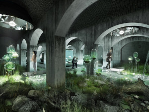 VIZUALIZACE: Areál v okolí Vinohradské vodárny ožije. Vznikne zde vodárenské osvětové centrum Hydropolis Praha