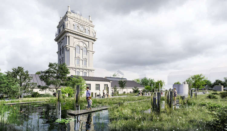 VIZUALIZACE: Areál v okolí Vinohradské vodárny ožije. Vznikne zde vodárenské osvětové centrum Hydropolis Praha