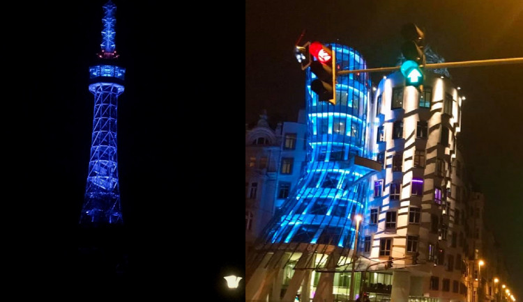 Modré světlo zítra večer rozsvítí Petřín nebo Tančící dům. Připomene 75. výročí vzniku OSN