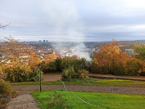 FOTO, VIDEO: Včerejší požár prakticky zničil dřevěný kostel sv. Michala ze 17. století