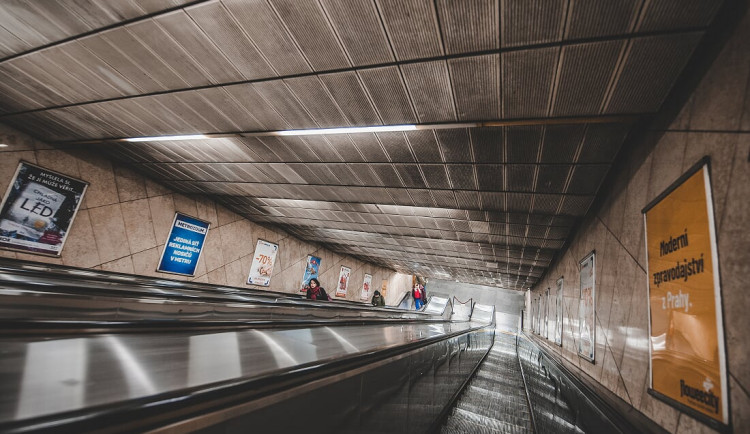 Výstup z metra Anděl směrem Na Knížecí bude pro cestující 11 měsíců uzavřen