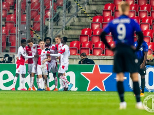 FOTO: Pražská "S" v Evropské lize zářila. Slavia doma porazila Nice, Sparta zvítězila nad Celticem