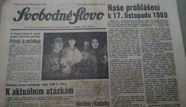 PSALO SE V ROCE 1989: Jsme svědky hlubokého, někde i bolestného procesu obrody socialismu