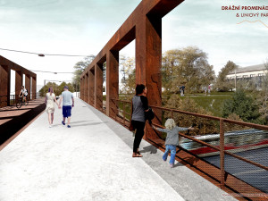 VIZUALIZACE: Promenáda mezi Vršovicemi a Zahradním Městem bude hotová v roce 2024