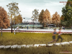 VIZUALIZACE: Promenáda mezi Vršovicemi a Zahradním Městem bude hotová v roce 2024