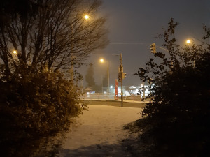 FOTOGALERIE: První sněhová nadílka letošní zimy v Praze očima čtenářů