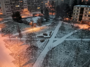 FOTOGALERIE: První sněhová nadílka letošní zimy v Praze očima čtenářů