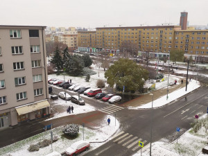 FOTOGALERIE: První sněhová nadílka letošní zimy v Praze očima čtenářů