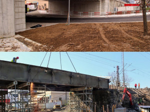 FOTO: V Radotíně se po uzavírce znovu otevře podjezd pod železnicí