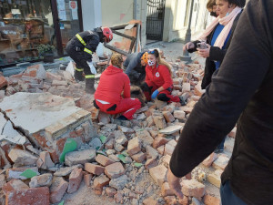 VIDEO: Po zemětřesení v Chorvatsku hlásili lidé výkyv budovy v Praze