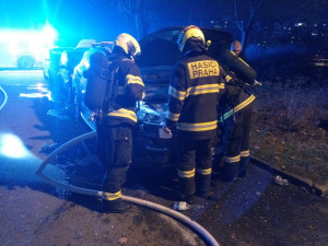 FOTO: Pražští hasiči zažili nejklidnější silvestr za posledních deset let. Václavák zel prázdnotou
