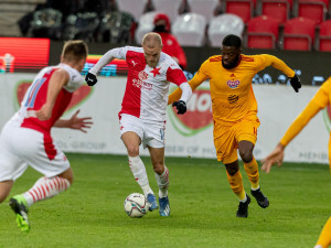 Slavia hladce porazila Duklu a postoupila do osmifinále domácího poháru