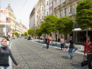 VIZUALIZACE: Ulice Na Poříčí projde změnami. S opravou chce Praha začít příští rok
