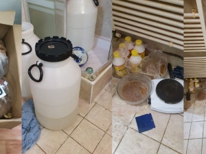 Při vaření pervitinu v bytě došlo k výbuchu. Popáleného vařiče zadrželi kriminalisté