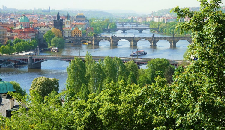 Praha patří mezi nejzelenější města světa. Je před Vídní, Berlínem i Londýnem