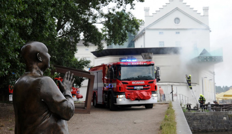 Loňský požár v Muzeu Kampa nebyl podle mluvčího policie trestným činem. Jednalo se zřejmě o přestupek