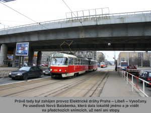 Elektrické tramvaje v Praze brázdí Prahu již 125 let. Nejstarší úsek je mezi zastávkami Urxova a Balabenka