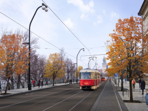 Největší proměna centra Prahy za poslední desítky let. Smetanovo nábřeží se dočká plynulejší dopravy i nových stromů