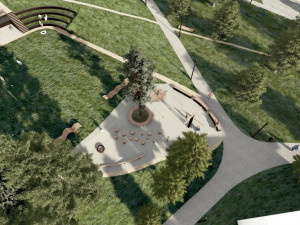 Rýsuje se konečná podoba parku Na Pláni na Malvazinkách. Podívejte se, jak bude vypadat